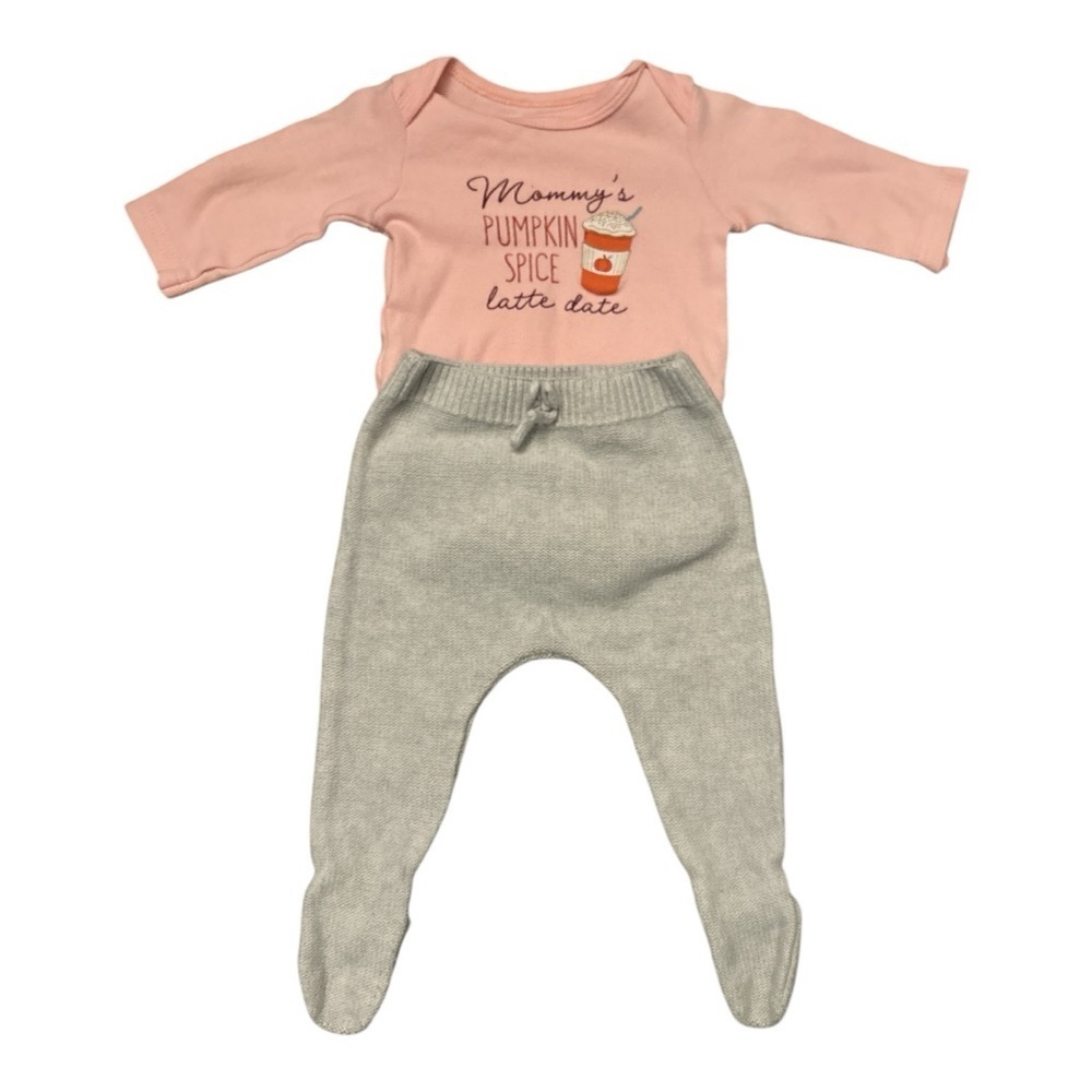 Infant two piece set w/ Zara pants Calling all pumpkin spice moms! Size 3 months